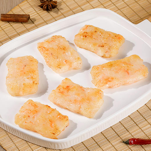 【鲜香弹牙，虾肉清晰可见】渔人小胖虾饼 精选优质南美白虾原料，使用鱿鱼糜打底，Q弹的口感多种食材有层次，营养丰富，烹饪简单 360g/袋.01 商品图3
