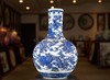柴窑青花九龙天球瓶 商品缩略图0