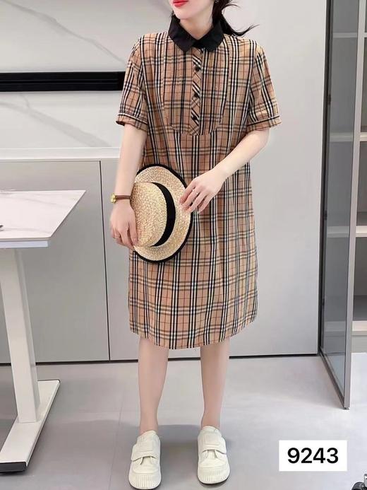 女拼接经典连衣裙9243 商品图3
