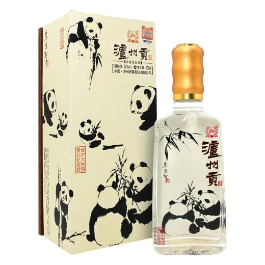下架【泸州老窖】52度泸州贡酒(保护大熊猫爱心纪念版)500ml*6 商品图1
