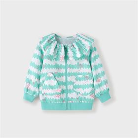 【实体店同款】女童外套秋新款三防清新宝宝安奈儿童装XG335501