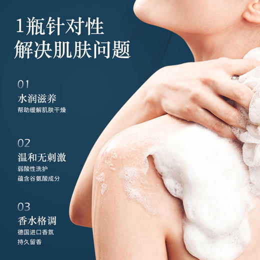 德国进口保黛宝墨绿贵族沐浴露馨香馥郁持久留香滋润保湿500ml 商品图2