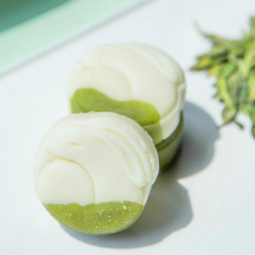 中式糕点龙井茶茶糕宋代茶点茶酥健康点心礼盒绿豆糕零食甜品米糕 商品图4