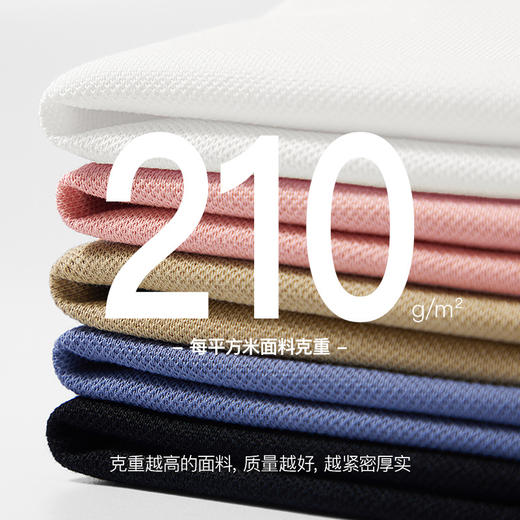 「10色可选！210g重磅面料」日系少年polo衫 男士短袖t恤翻领宽松春夏款纯色休闲男装上衣 商品图2