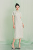 荷言HEYEN 檀深雪 竹抱平安纹淡绿色手工旗袍时装周系列 商品缩略图0