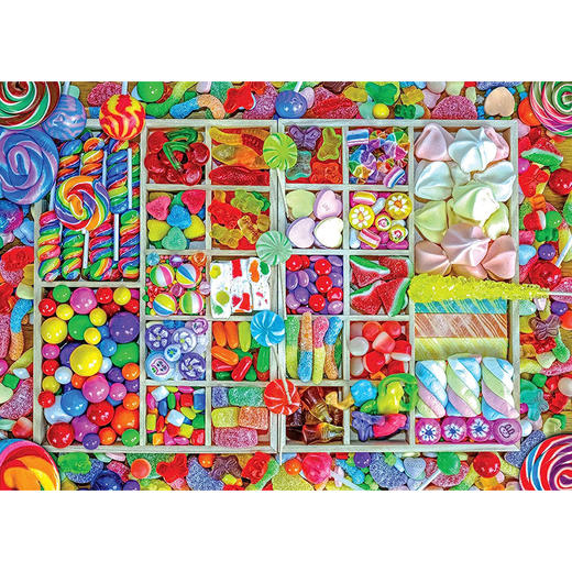 糖果派对拼图1000片 文创周边 Peter Pauper Press 英文原版 
Candy Party 1000 Piece Jigsaw Puzzle 商品图0