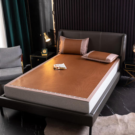 【享受整晚清凉睡眠！新款冰藤席系列凉席】沁爽润肤高密度编织，凉而不冰，柔软亲肤编织紧密，经久耐用接触柔软，细腻凉爽科技降温，夏季席铺 商品图0