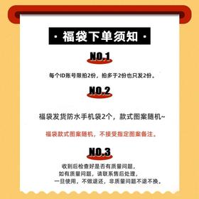 【39元2个】速浪手机防水袋福袋盲盒 款式图案随机 不接受指定 非质量问题不退不换