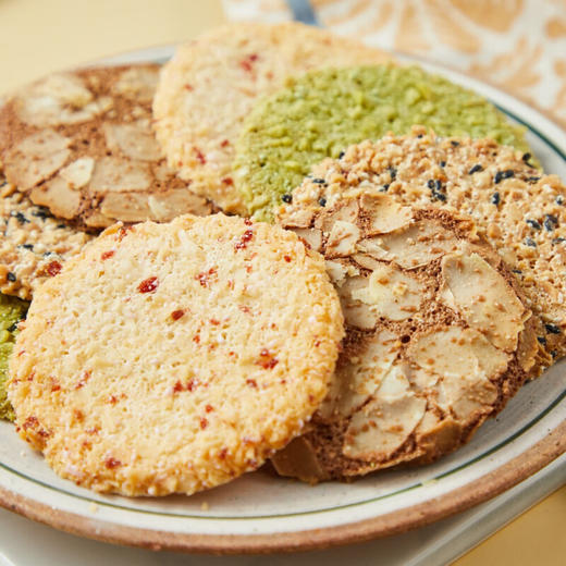 日本阡朋萌野盒装薄脆饼干(32枚)153.6g/051130 一盒含4种口味薄脆清甜恰到好处 商品图1