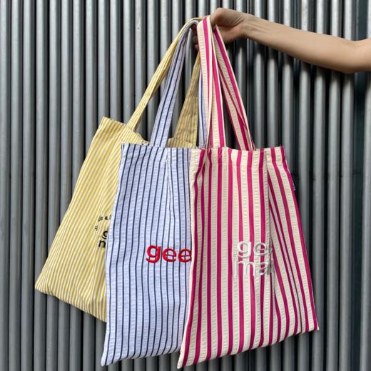geemaa 时装面料条纹环保袋 商品图10