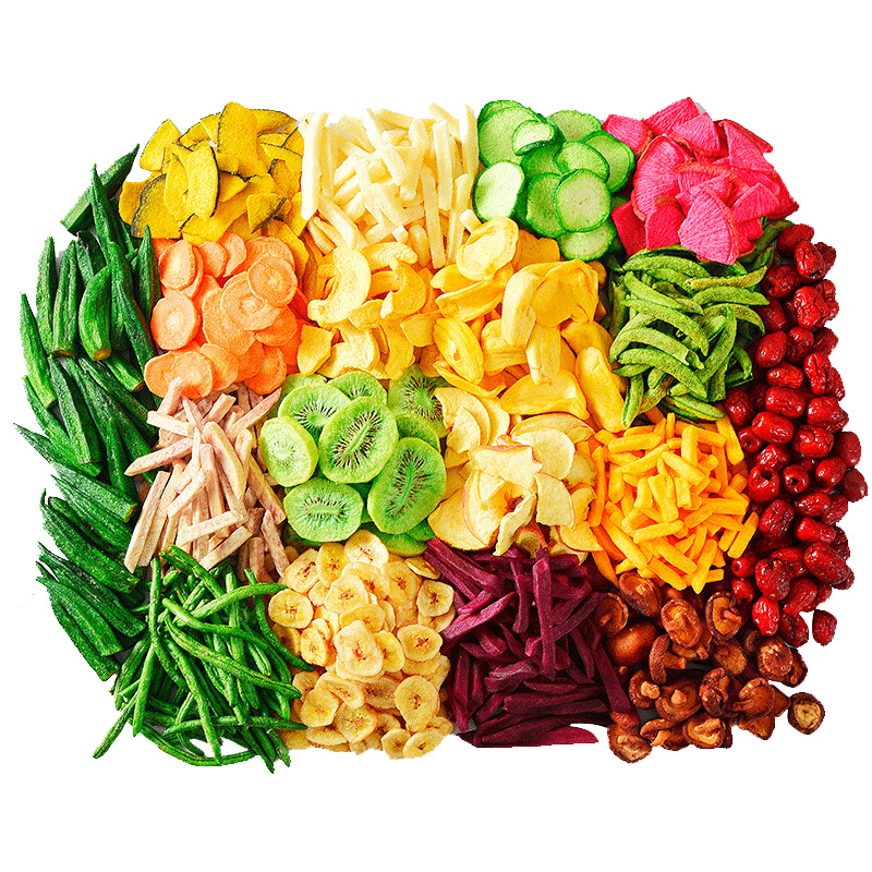 自营（泰利嘉）- 综合果蔬脆500g什锦蔬菜干脱水蔬果干秋葵香菇果蔬干零食