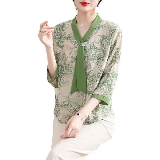 黛唯梵【洋气时尚新款女春夏季短袖T恤上衣】新款上架！精选高品质面料，舒适透气，时尚大方 商品图4