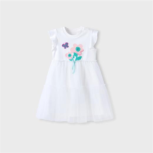 【实体店同款】女童连衣裙半袖夏装新款裙子安奈儿童装XG323874 商品图1