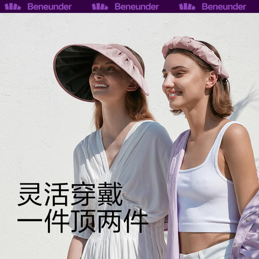 蕉下22新品纭际系列贝壳防晒空顶帽 商品图4