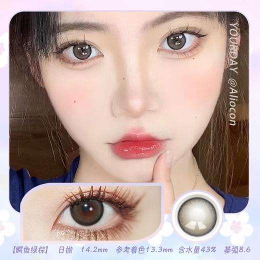 *Darrens Yourday丛林 鳄鱼绿棕 14.2mm【日抛|10片/盒】YO101 商品图0