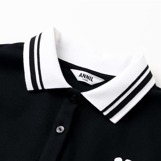 【实体店同款】女童装长袖连衣裙秋新款A字裙子安奈儿童装AG333623 商品图4