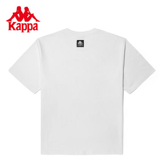 Kappa卡帕纯棉短袖2023新款男圆领运动短袖字母印花T恤轻薄半袖夏 商品图1