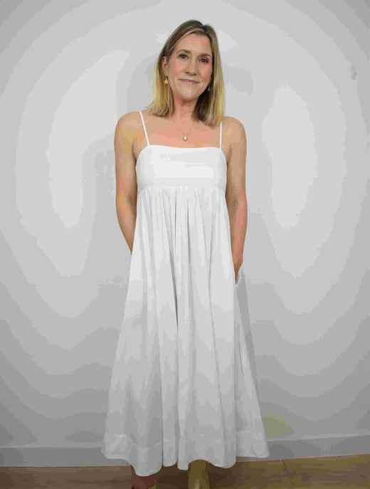 DEVOTION TWINS - Pranitis Dress - White 062 Carolina - 女装连身裙 - 白色 商品图0