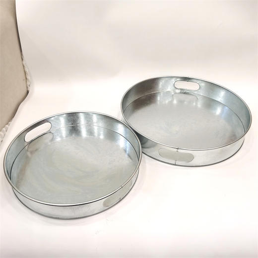 铁皮圆形托盘两件套 商品图4