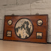 清 红木镶云石五开窗大挂屏 商品缩略图3