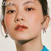 ZEGL鱼尾耳环女2023新款爆款耳钉小众设计感高级冷淡风银针耳饰品 商品缩略图3