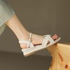 ZHR休闲凉鞋女外穿时尚小坡跟凉鞋女2023新款夏季简约时装凉鞋女 商品缩略图3