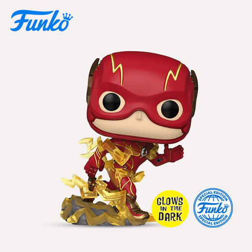 Funko POP! DC电影 The Flash 奔跑的闪电侠夜光限定款手办公仔玩偶摆件 66368 商品图0