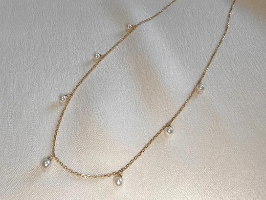 小玲珑，极光baby珠锁骨链 商品图2