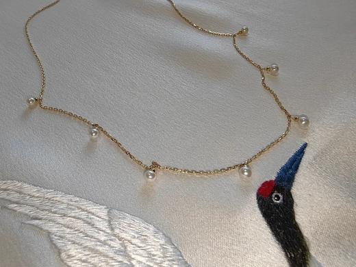 小玲珑，极光baby珠锁骨链 商品图1