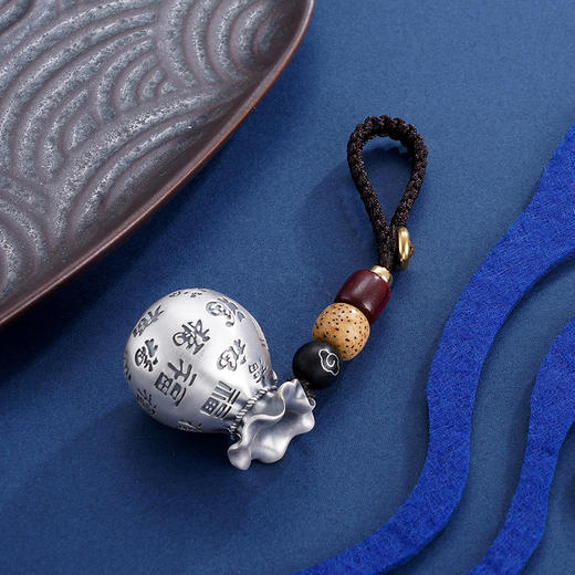 子佩集S999银【年福一年】钥匙扣【YSG734】纯银-福可转动2306 商品图5