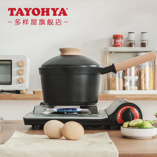 【6F】多样屋元木小奶锅婴儿宝宝家用辅食锅多功能平底不粘泡面煎蛋锅 商品图0