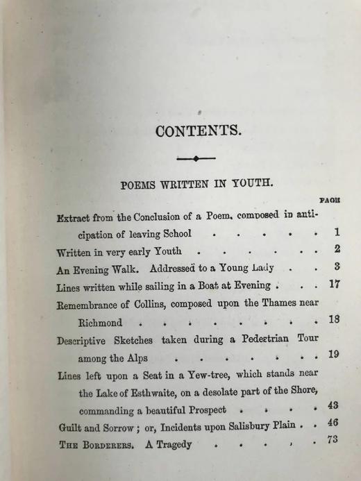 书口藏画里维埃工坊特装本！1881年 华兹华斯诗集（全6卷） 1幅肖像版画插图 全真皮精装36开 商品图5