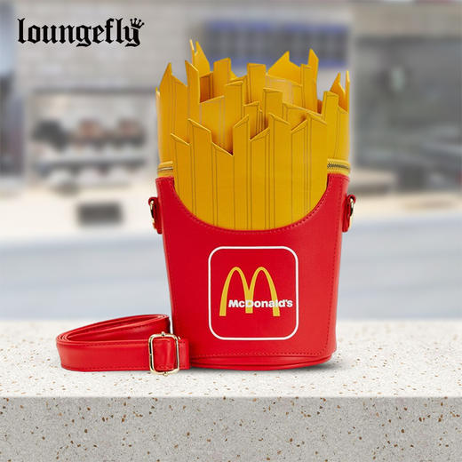 Loungefly McDonald's French Fry Crossbody Bag 麦当劳薯条造型斜挎包 45218 商品图1