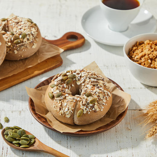 0蔗糖黑麦杂粮贝果 Rye Grains Bagel 商品图2
