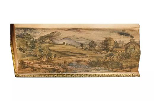 书口藏画里维埃工坊特装本！1881年 华兹华斯诗集（全6卷） 1幅肖像版画插图 全真皮精装36开 商品图8