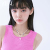 ZEGL设计师草莓小彩串彩色串珠项链女轻奢小众甜酷双层叠戴锁骨链 商品缩略图2