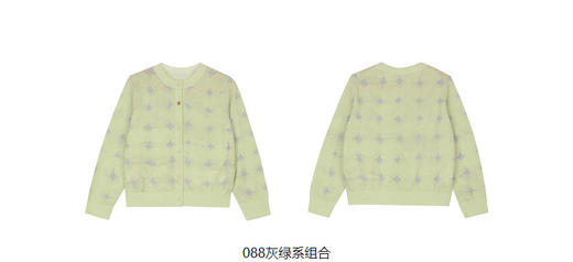 jnby  23年秋款  轻薄保暖短款开襟毛衫  1N7313520 商品图13