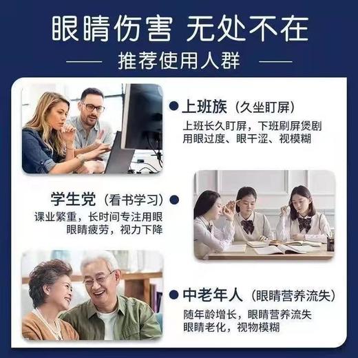 多赞臣 创喜牌叶黄素桑椹菊花含片缓解视疲劳蓝帽认证保健食品60片/盒 商品图2