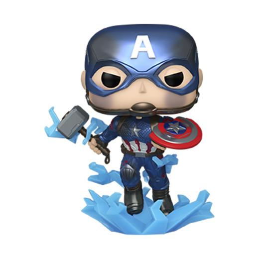 Funko POP! Marvel 美漫 复仇者联盟4终局之战 夜光金属限定款美国队长与雷神之锤公仔手办摆件 68656 商品图0