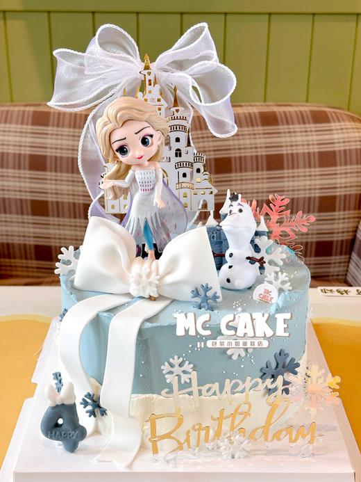 爱莎公主冰雪奇缘主题蛋糕 商品图1