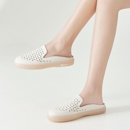 ZHR2023夏季新款透气半拖穆勒拖舒适时尚透气拖鞋外穿居家 商品图8