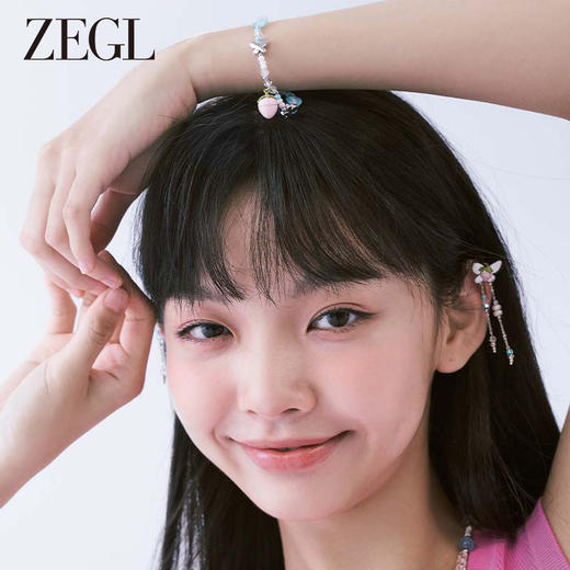 ZEGL设计师草莓小彩串彩色串珠手链女轻奢小众精致可爱多巴胺手饰 商品图2