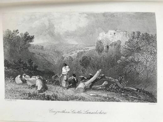 1871年 司各特《清教徒》 约7幅版画插图 漆布精装32开 商品图5