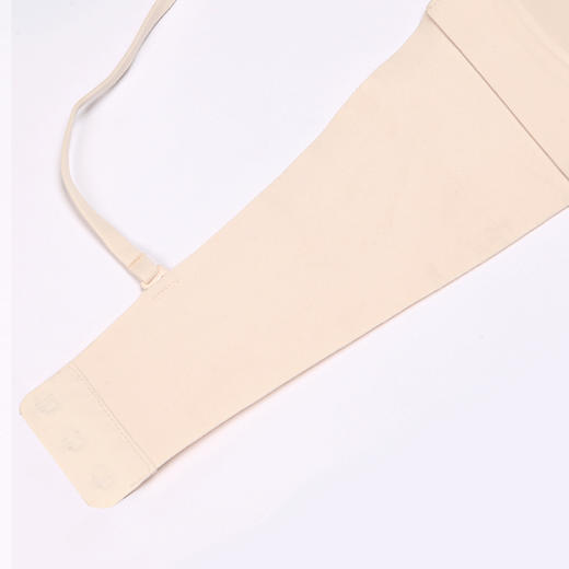 都市丽人零压无痕B杯适穿无痕更百搭泳布内衣薄款1/2杯常规文胸树脂胶圈三排扣新年本命年红品LB32B7 商品图7