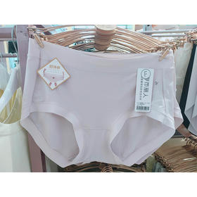 都市丽人薄透丝滑系列锦泳中腰平角女士裤新年本命年红品LK35D7