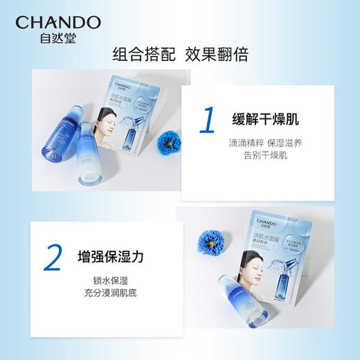 自然堂冰肌水面膜补水保湿修护紧致 雪域冰肌水面膜28mL*5片 商品图2