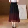 夏新款百搭，高腰中长渐变色雪纺裙中老年大码半身裙KQL-435H5361 商品缩略图2