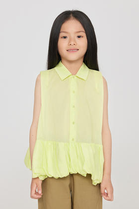 jnby  23年秋款  轻盈精致A字型无袖衬衣  1N7213540