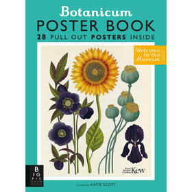 欢迎来到博物馆系列 植物博物馆海报 英文原版 Botanicum Poster Book