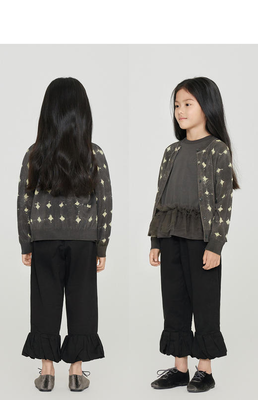 jnby  23年秋款  轻薄保暖短款开襟毛衫  1N7313520 商品图10